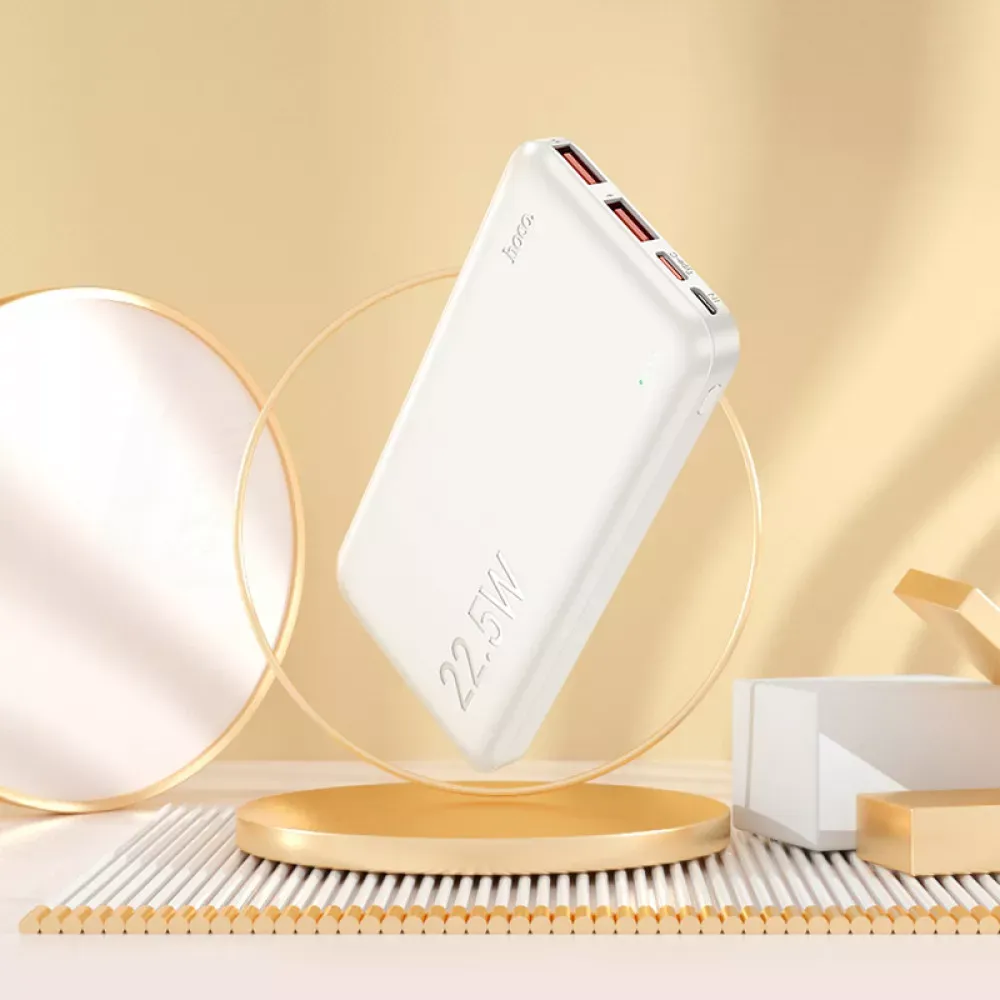 Power Bank 10000 mAh | 22.5W — Hoco J101 — White - фото 6