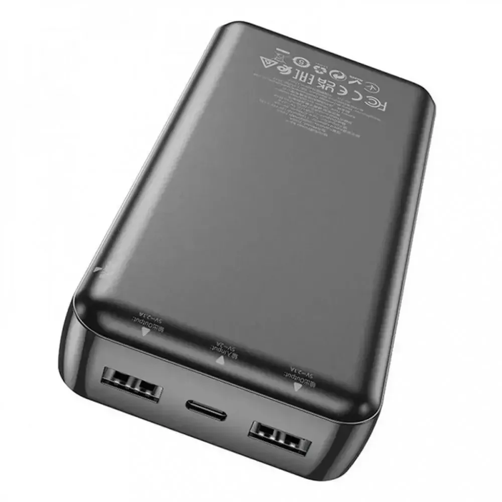 Power Bank 20000 mAh — Hoco J100A — Black - фото 4
