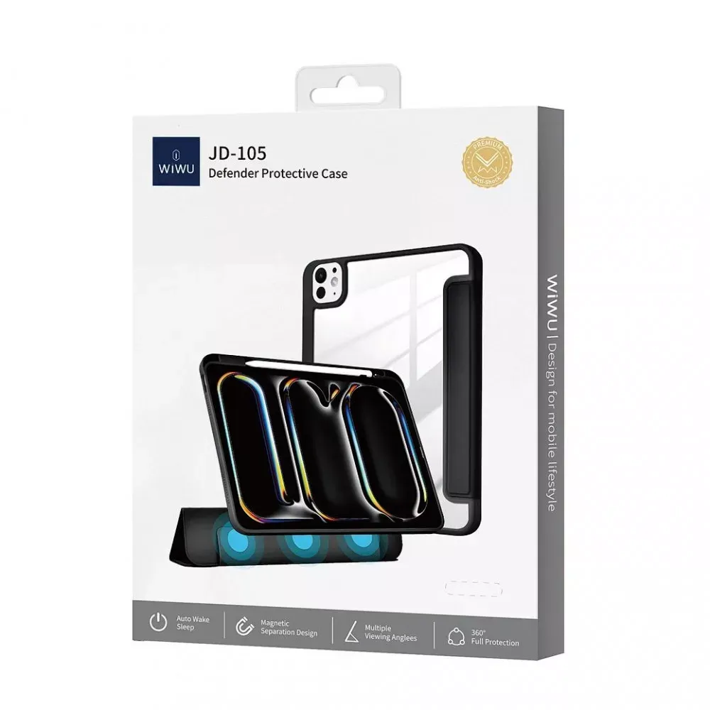 WiWU Defender Protective Case Apple iPad Pro 11'' 2025 JD105 — Black - фото 4