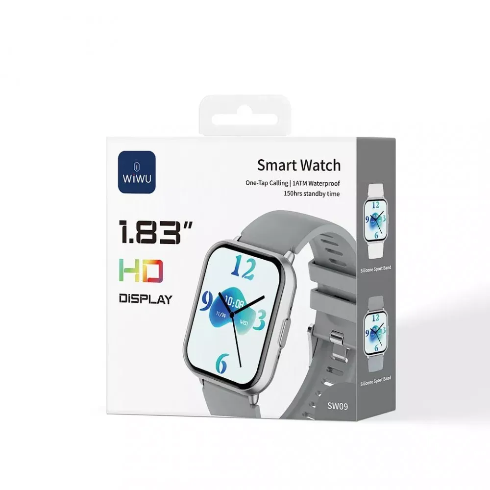 Wiwu SW09 Smart watch  — Silver - фото 3