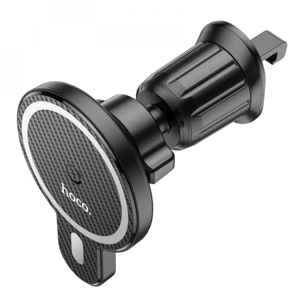 Автодержатель Hoco CA85 Ultra-fast magnetic wireless charging — Black - фото 5