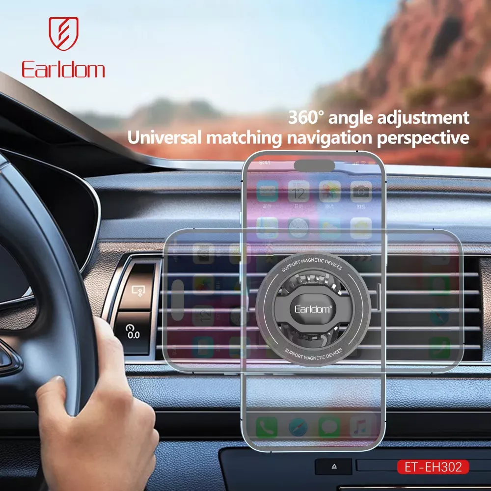 Автотримач магнітний на повітропровід — Earldom ET-EH302 - фото 7