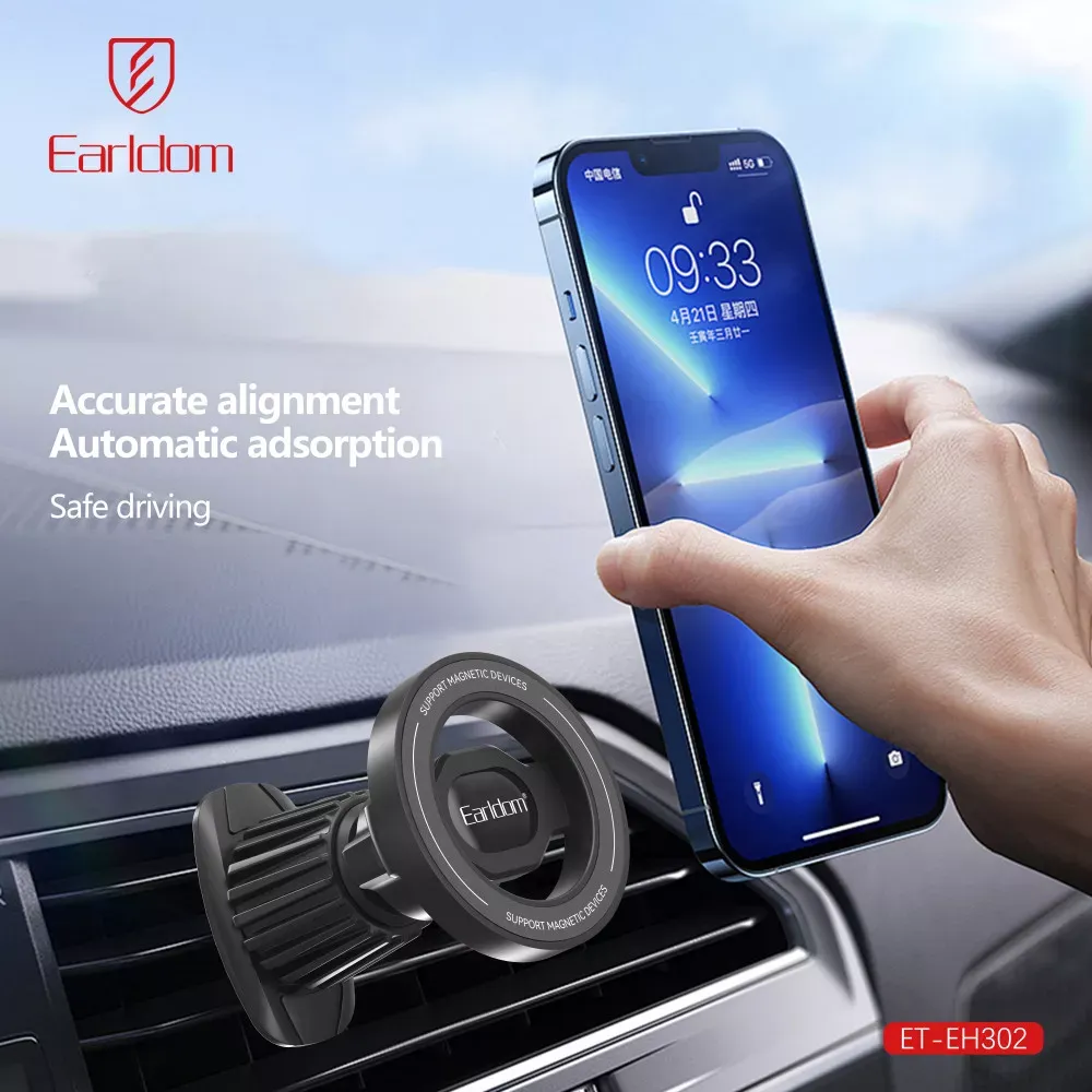 Автотримач магнітний на повітропровід — Earldom ET-EH302 - фото 8