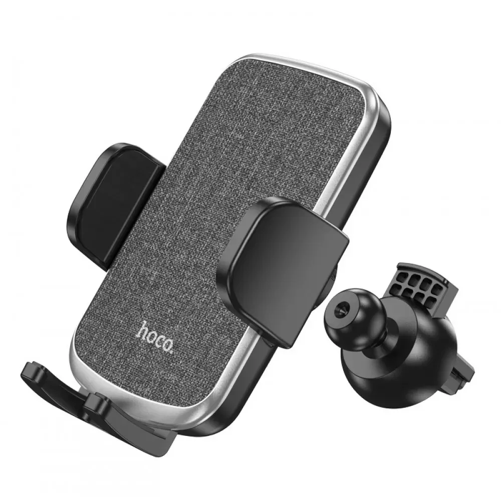 Автотримач розсувний на повітропровід Hoco CA94 Polaris — Black — Hoco