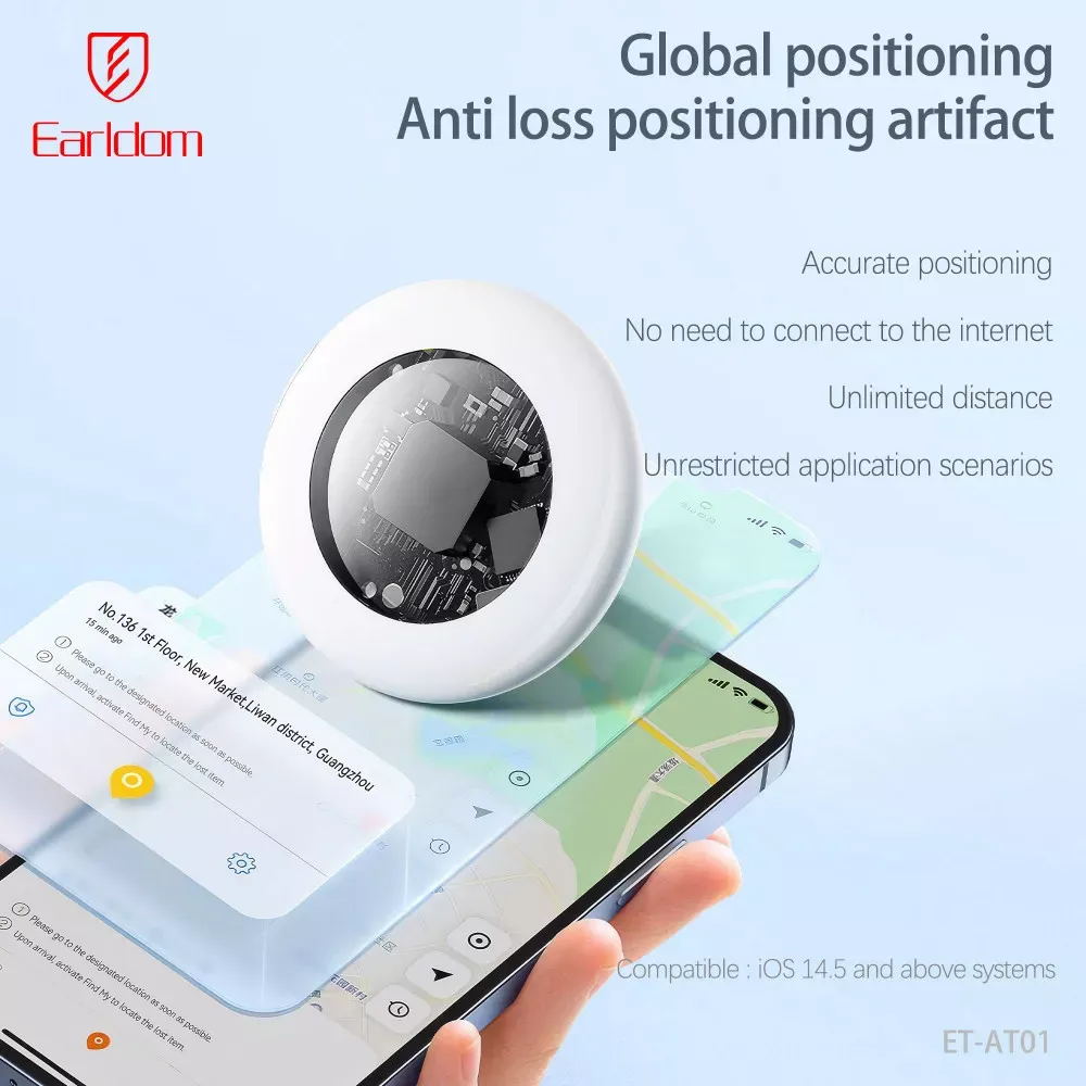Брелок AirTag Earldom ET-AT01 GPS Tracker - фото 5