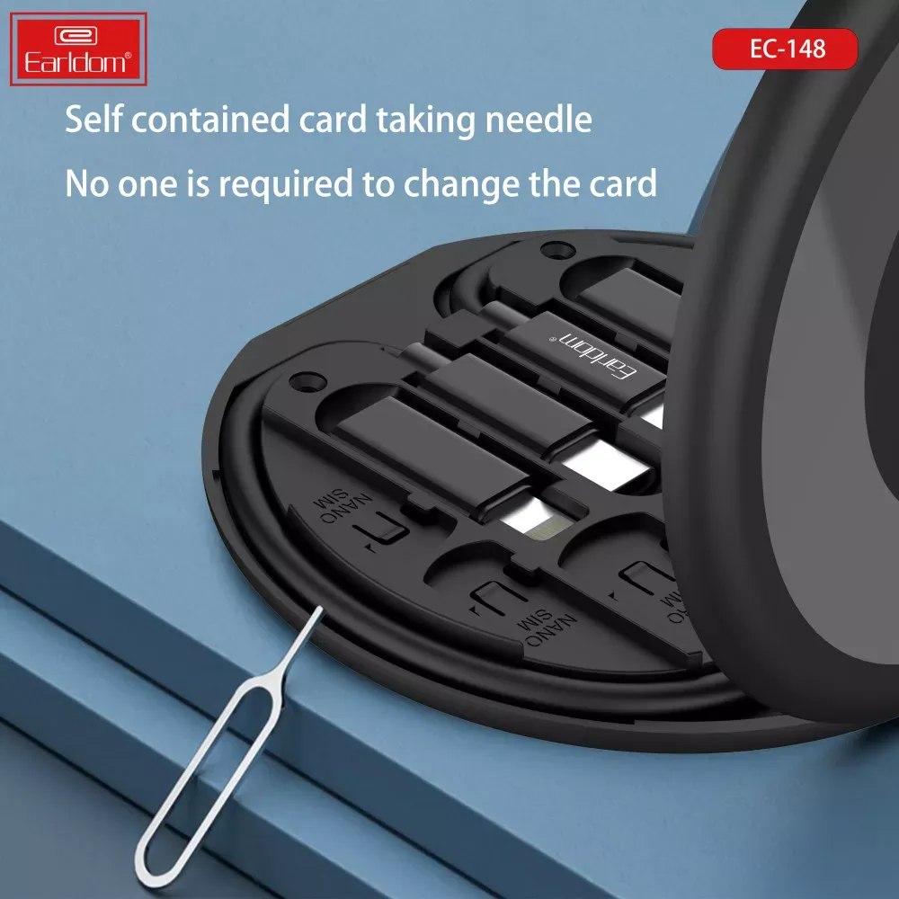 Кабель 3 in 1 ( L , M , С ) 2A (1m) — Earldom EC-148 - фото 6