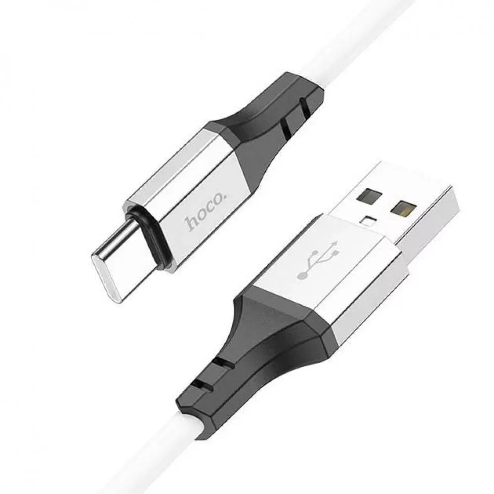 Кабель USB C 2.4A (1m) Hoco X86 — White