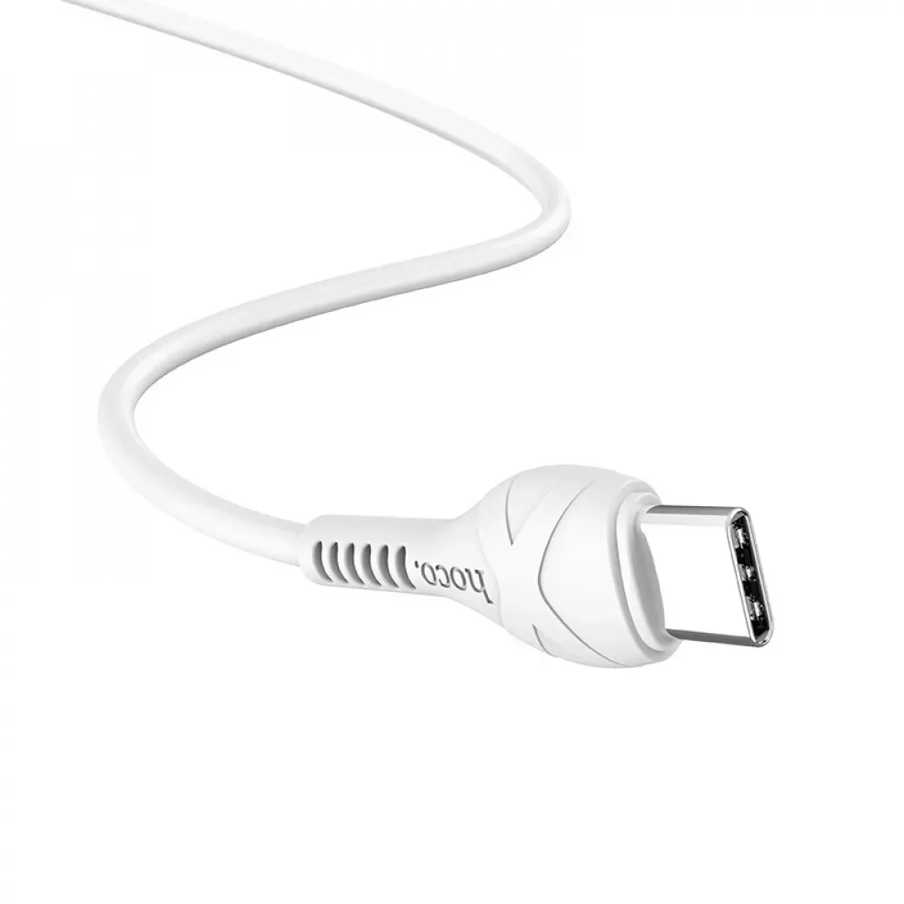 Кабель USB C 3A (1m) Hoco X37 — White - фото 3