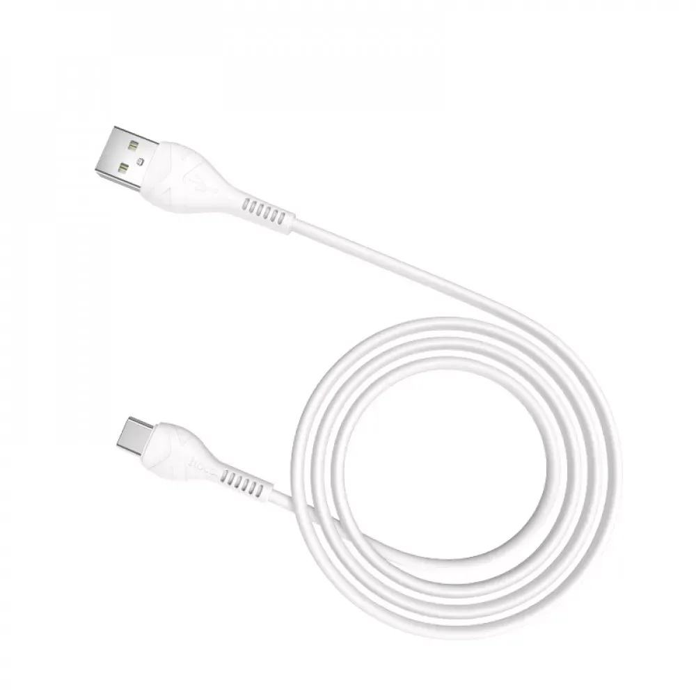 Кабель USB C 3A (1m) Hoco X37 — White - фото 4
