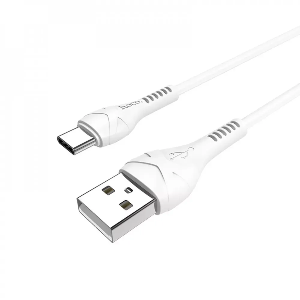 Кабель USB C 3A (1m) Hoco X37 — White - фото 6