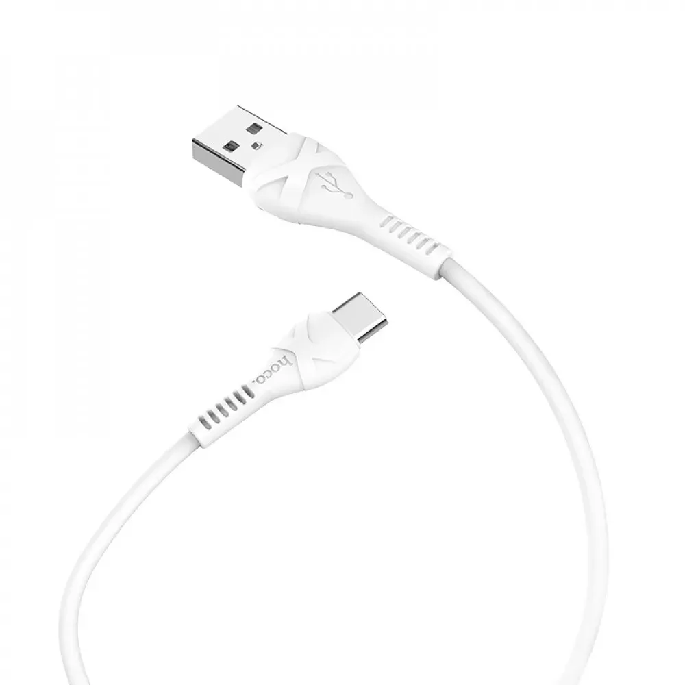 Кабель USB C 3A (1m) Hoco X37 — White - фото 8