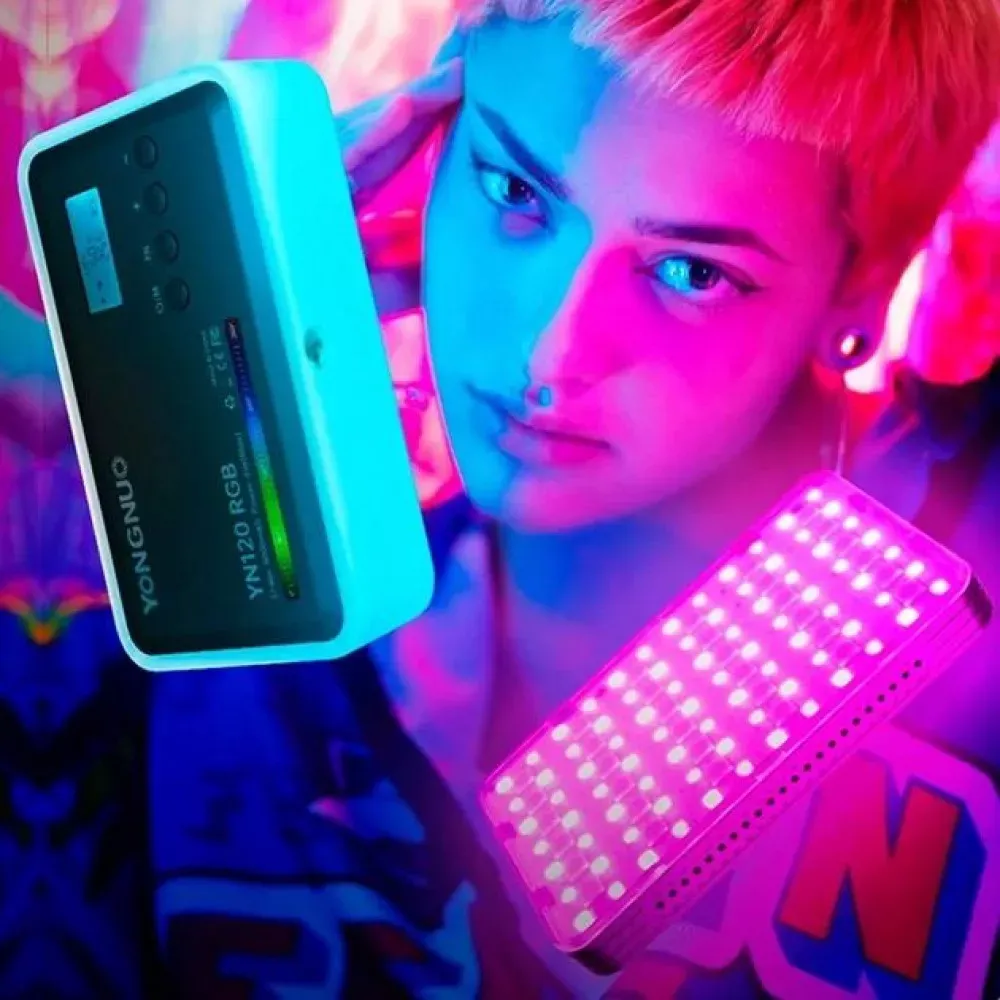 Накамерный видеосвет LED RGB — Yongnuo YN120RGB - фото 5