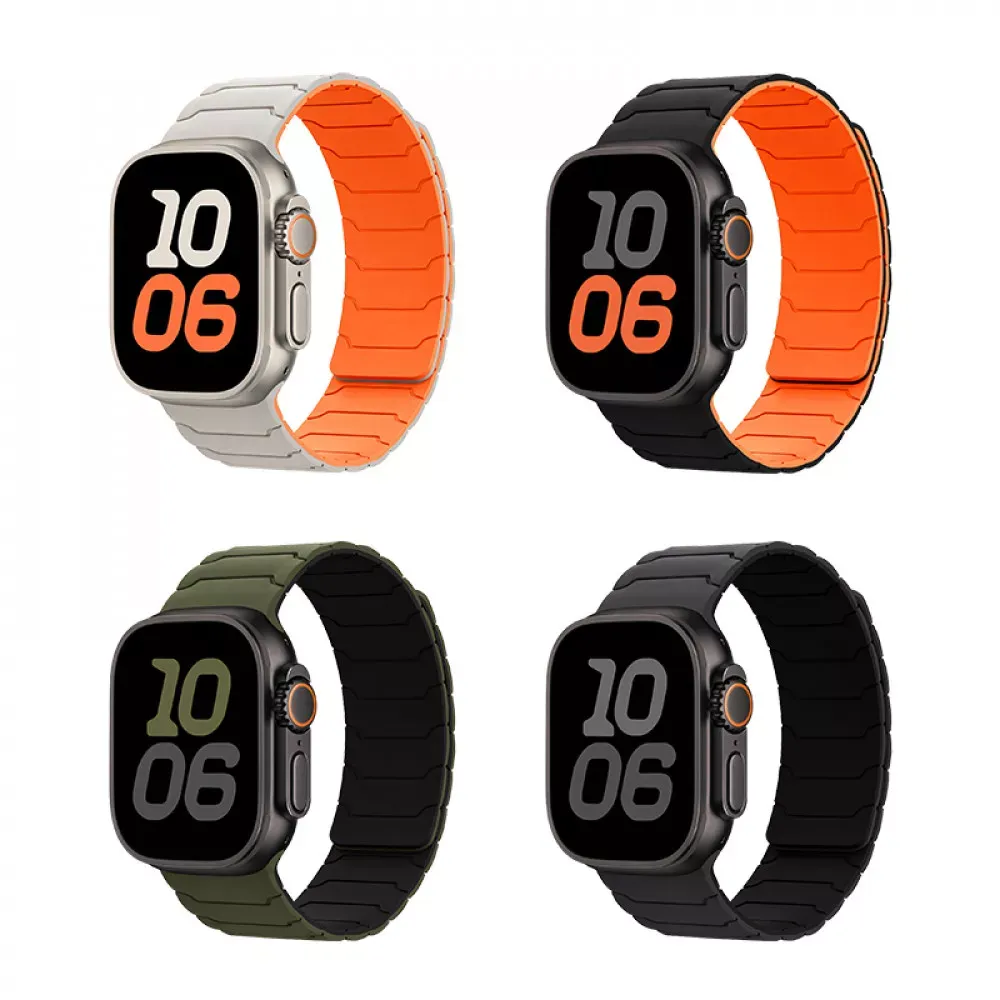Ремінець Hoco WA39 — Apple Watch 42 mm | 44 mm | 45 mm | 49 mm — Coal & Black — фото 3