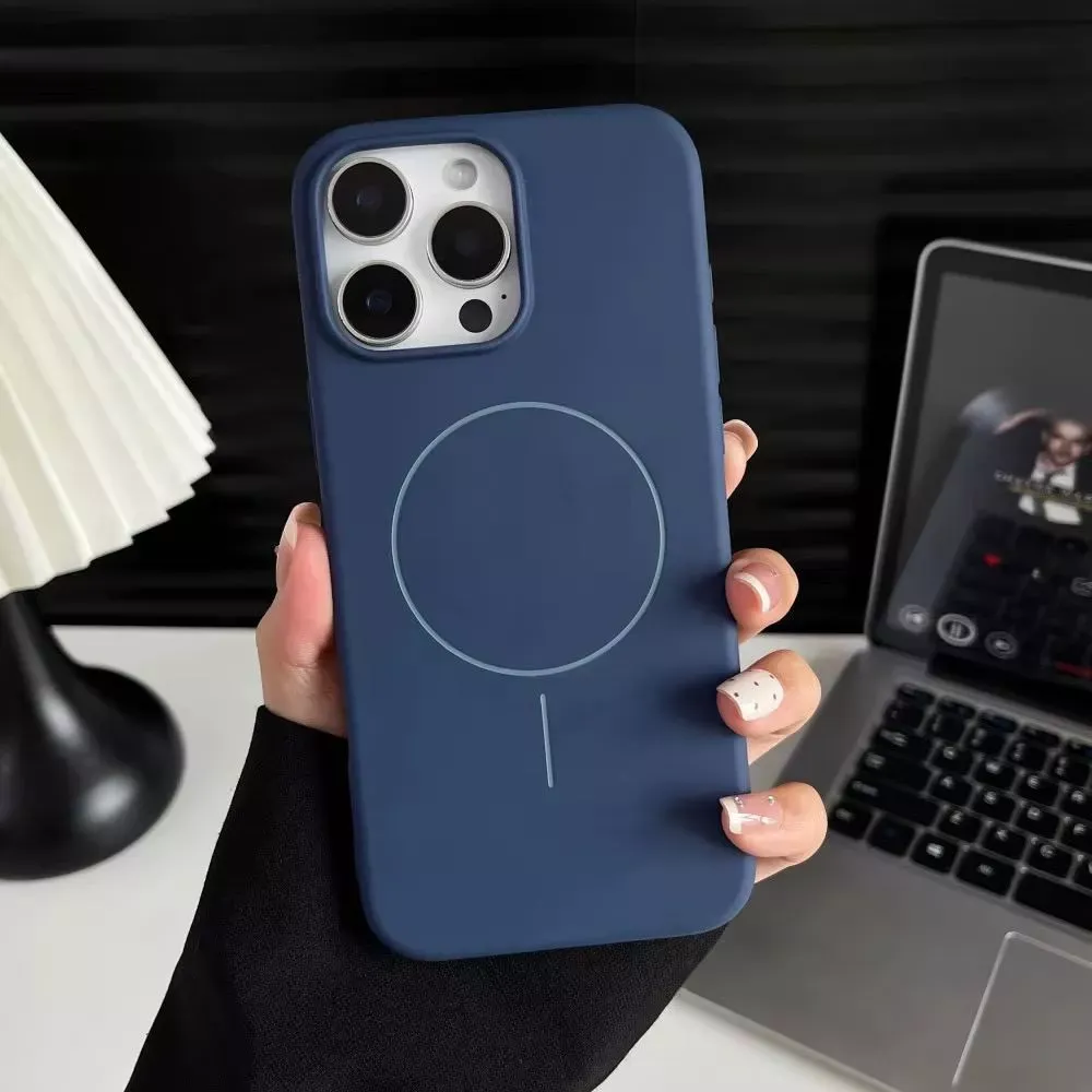 Silicone Case HC with MagSafe — iPhone 16 Pro — Turquoise - фото 7