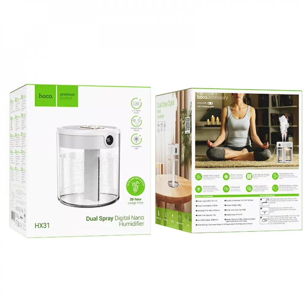 Увлажнитель Hoco HX31 - фото 3