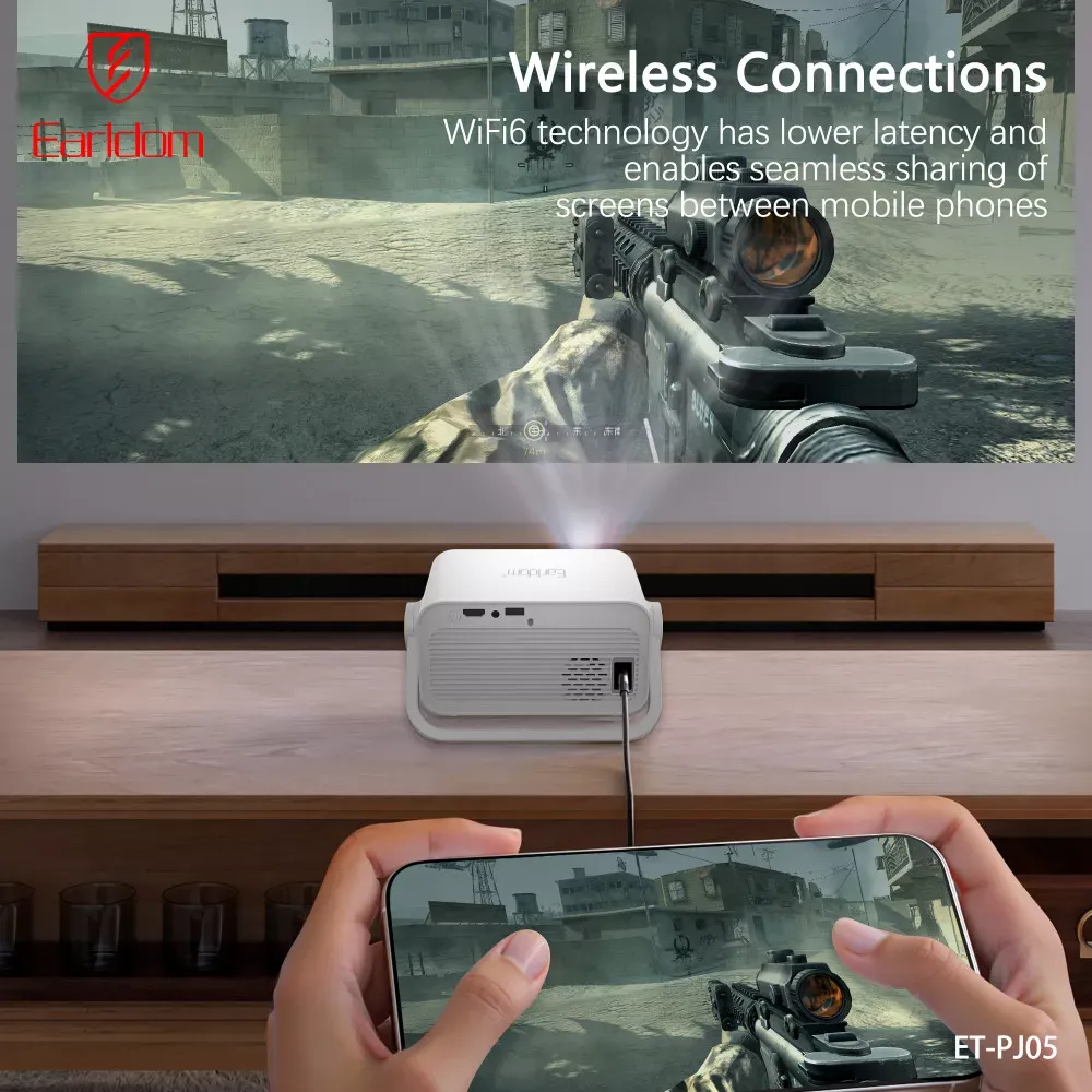 Умный проектор Earldom ET-PJ05 - фото 6