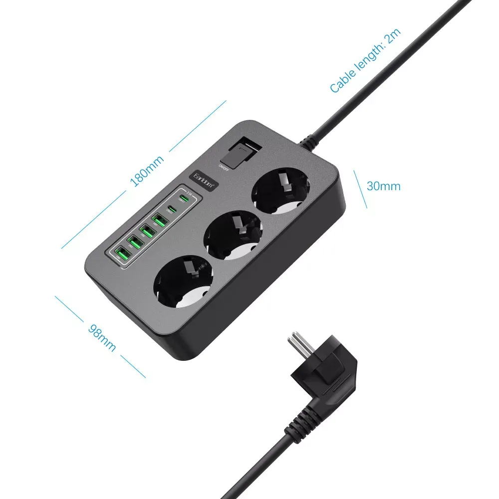 Фільтр живлення 4U | 3P | 2C — Earldom ES-SC14 - фото 4