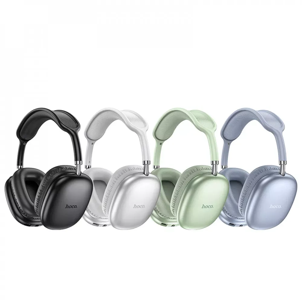 Bluetooth Headphones — Hoco W35 Air Triumph — Silver - фото 3