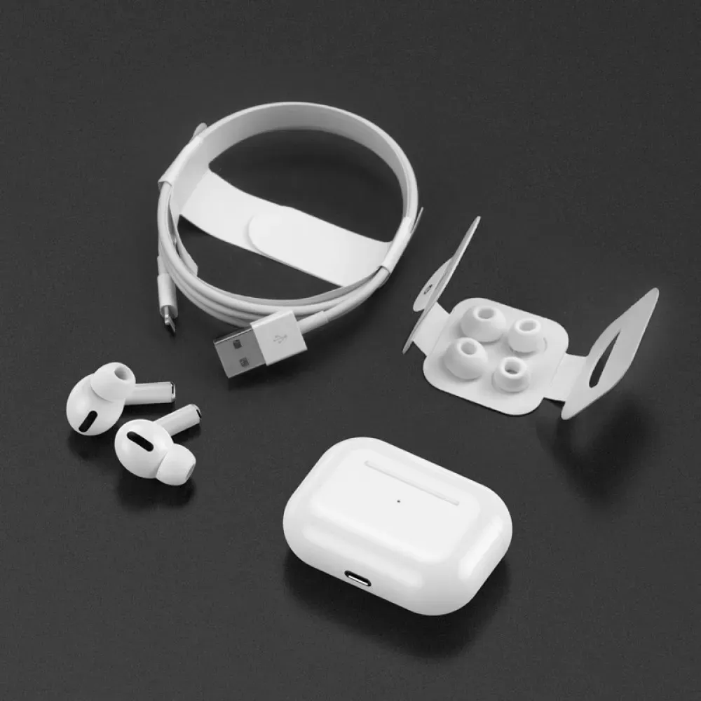 Bluetooth гарнітура TWS — Borofone BW27 True — White - фото 7