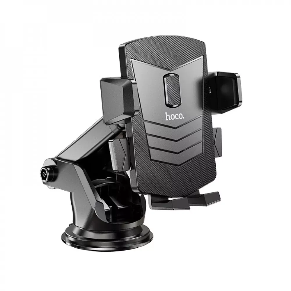 Car Holder — Hoco CA83 David one-button center console — black — Hoco