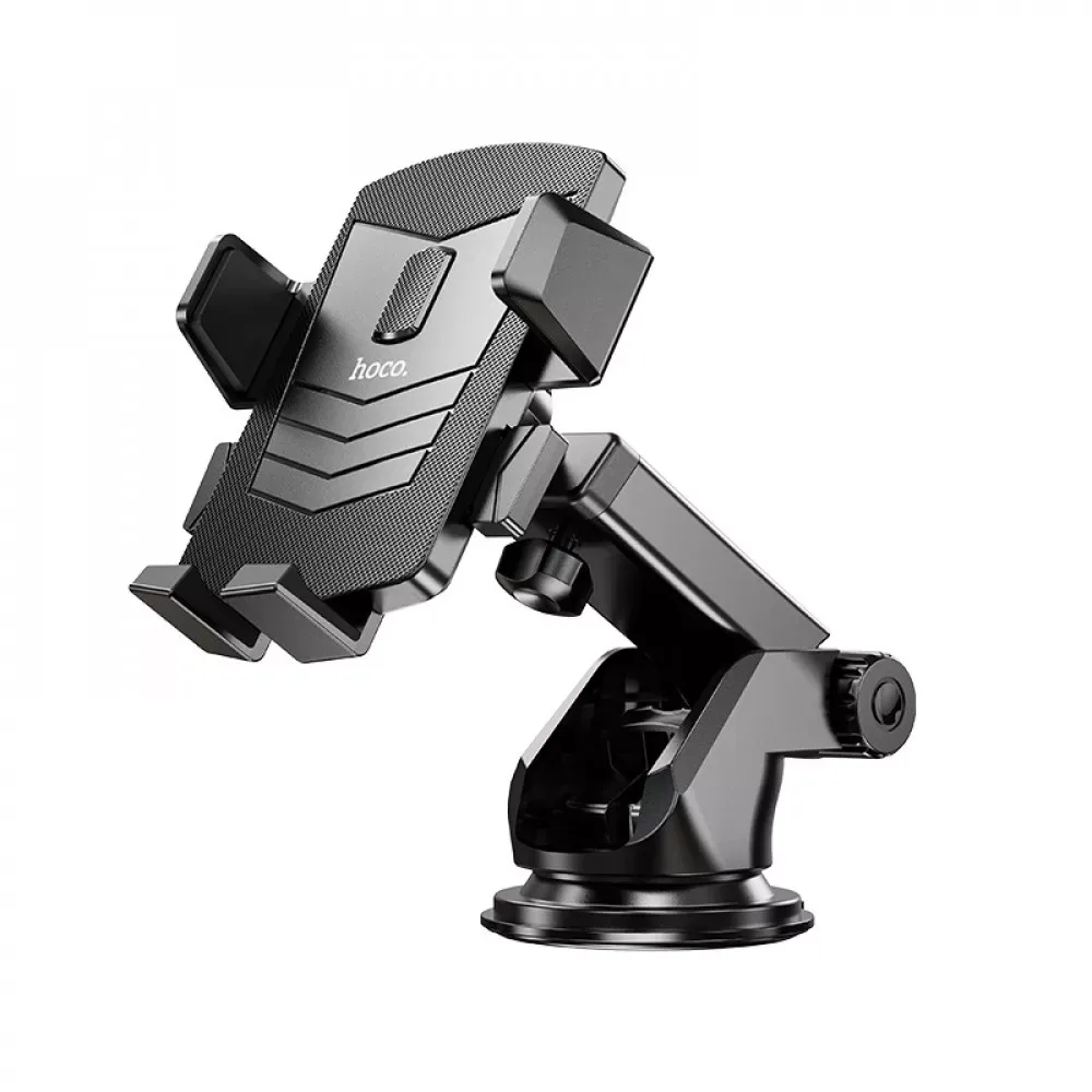 Car Holder — Hoco CA83 David one-button center console — black - фото 9