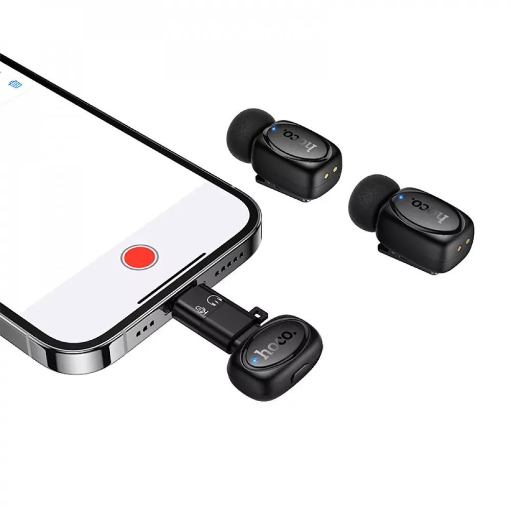 Wireless Digital Microphone Hoco L19 (iP/Type-C) - фото 5