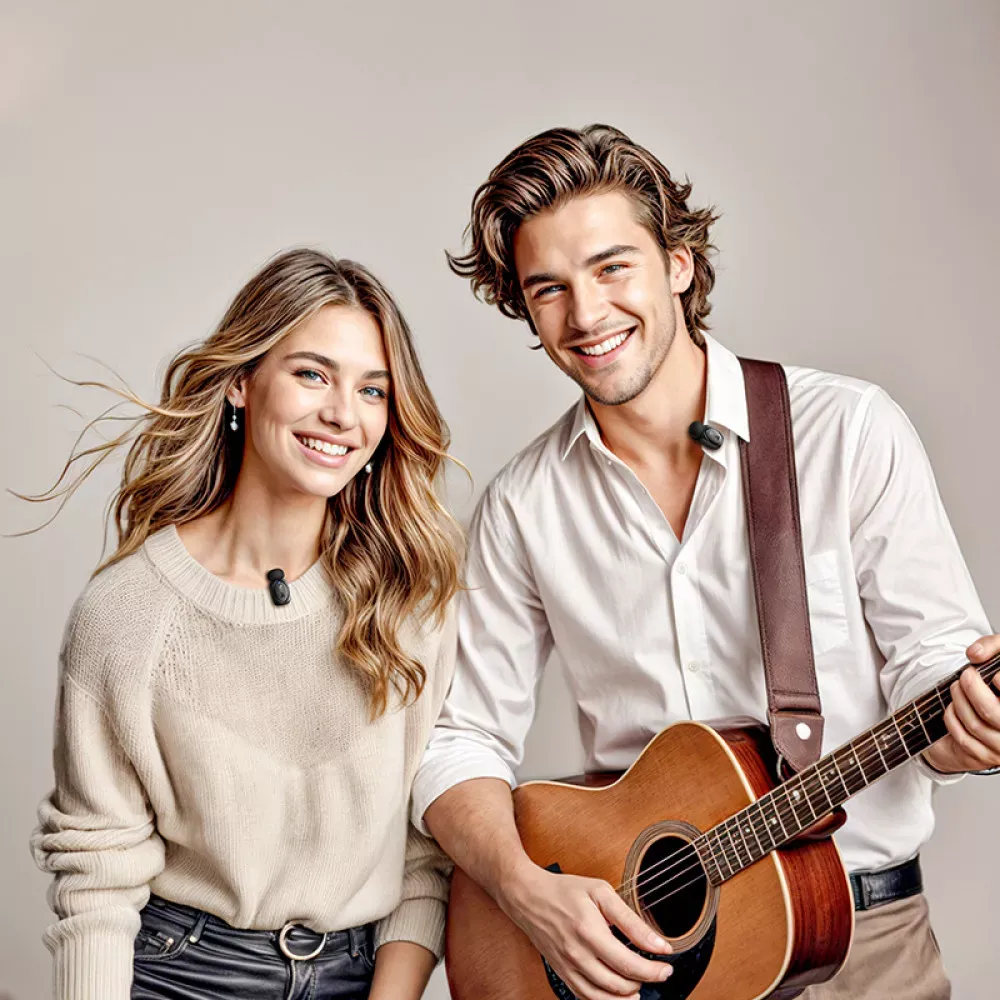 Wireless Digital Microphone Hoco L19 (iP/Type-C) - фото 7