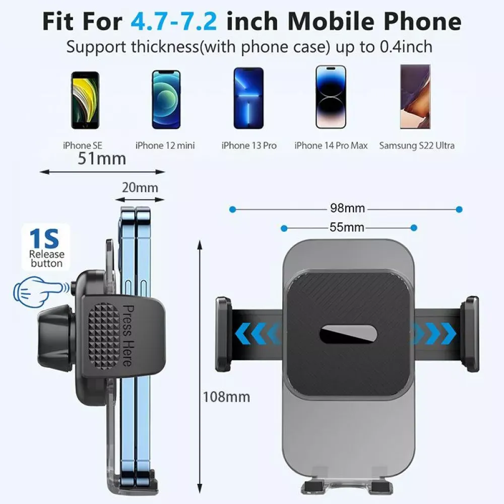 Автотримач розсувний на повітропровід ML-244 - фото 3