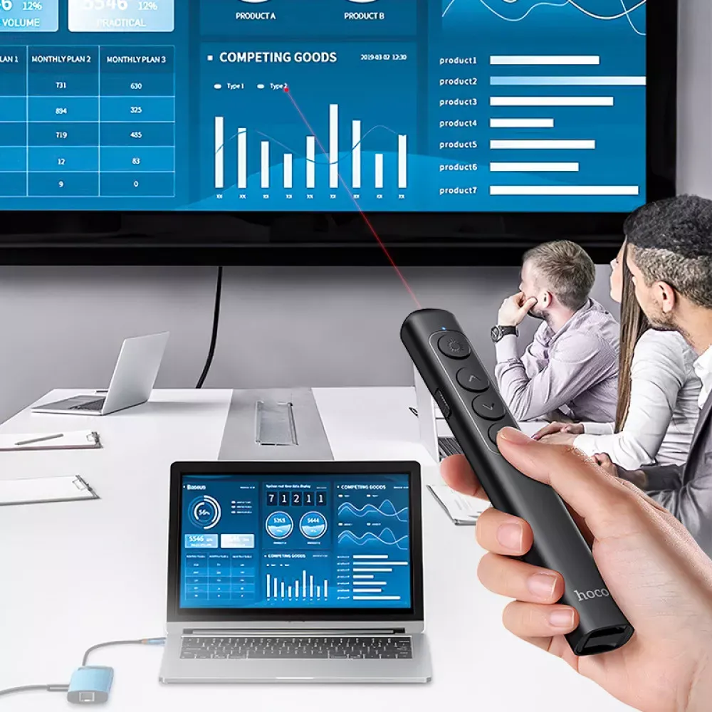 Беспроводная оптическая мышь ручка Hoco GM200 - фото 7