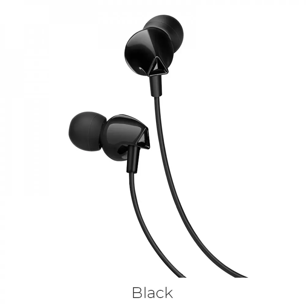 Навушники з мікрофоном 3.5mm  Hoco M60 Perfect sound universal — Black — Hoco