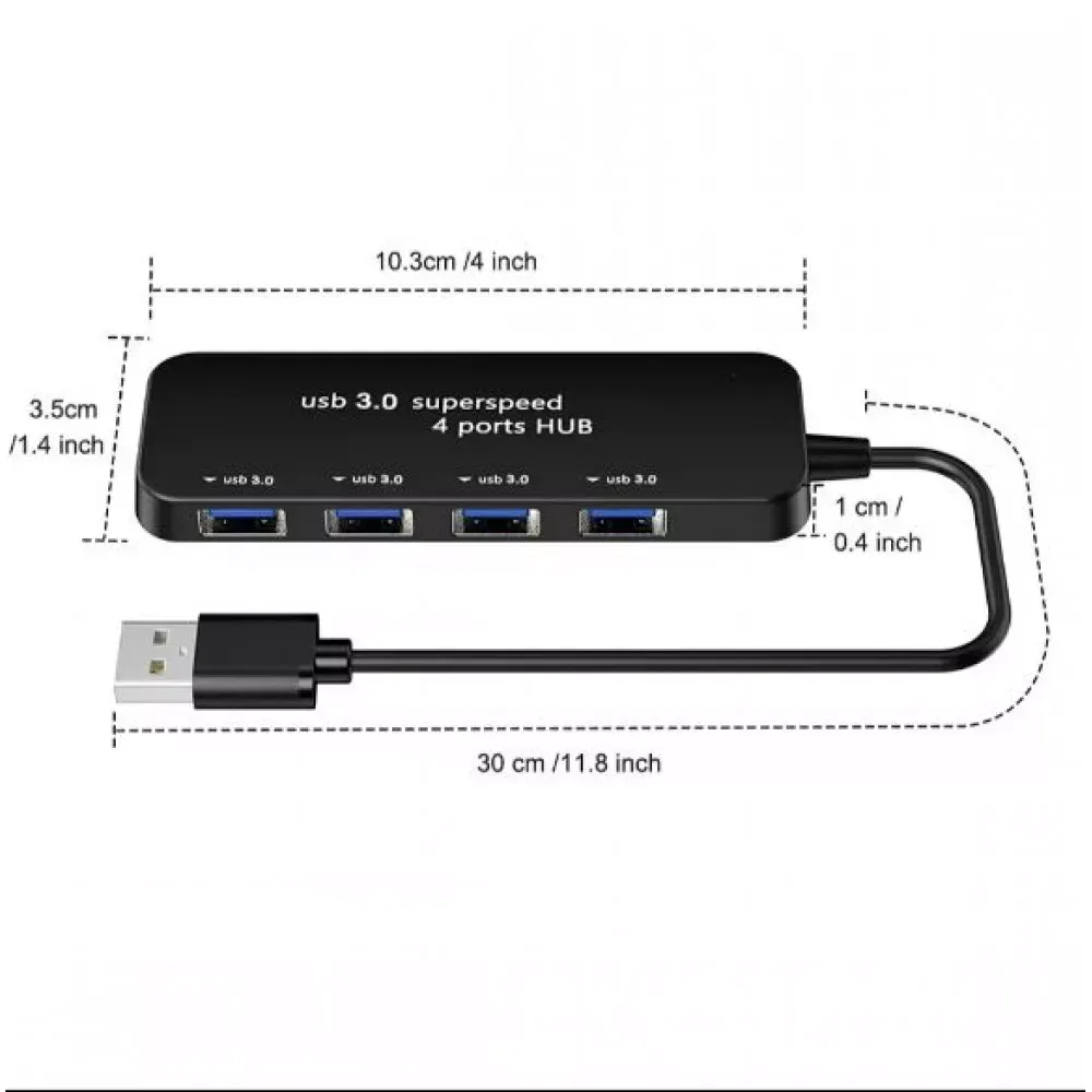 USB HUB : USB 3.0 To 4 USB 4 in 1 - фото 6