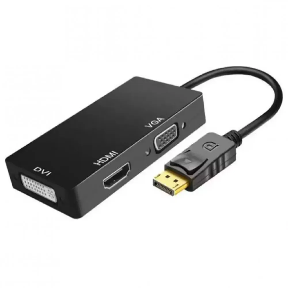 Переходник DP to VGA HDMI DVI 3 in 1 - фото 5