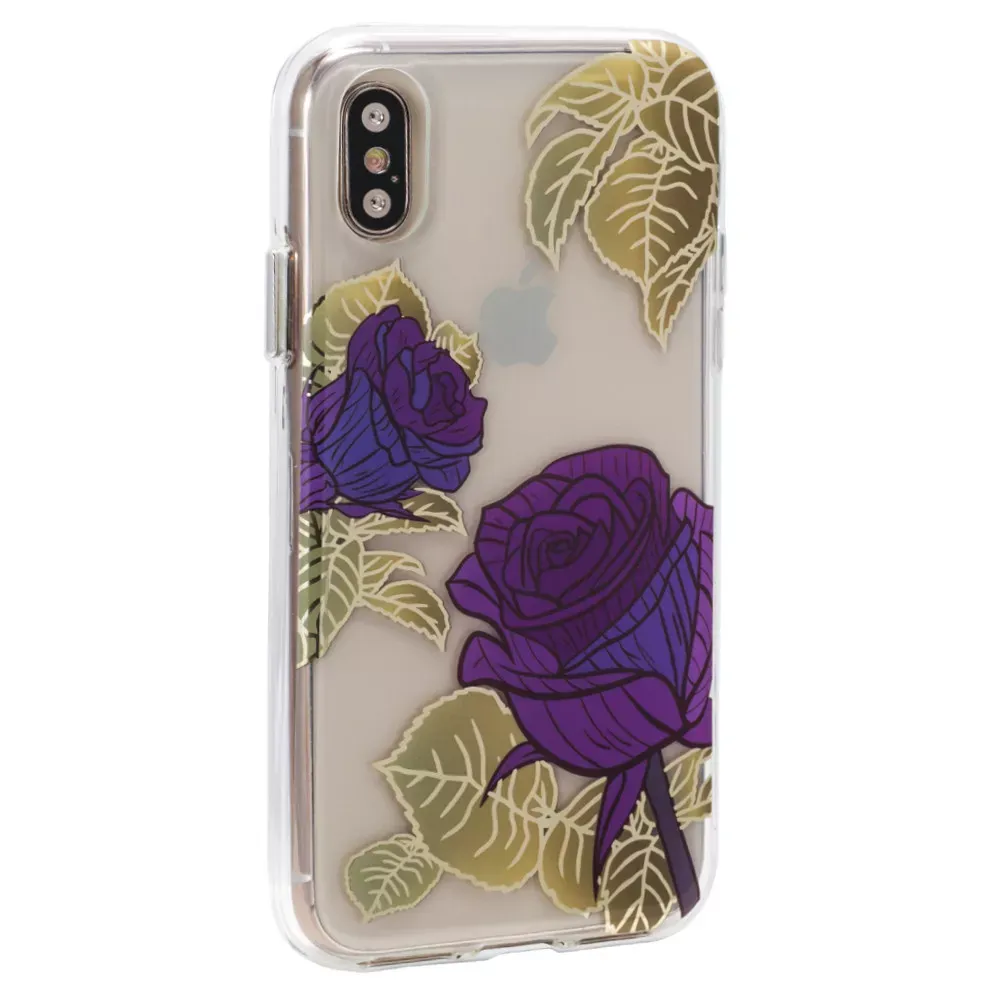 Fancy TPU Case iPhone Xs Max — Rose