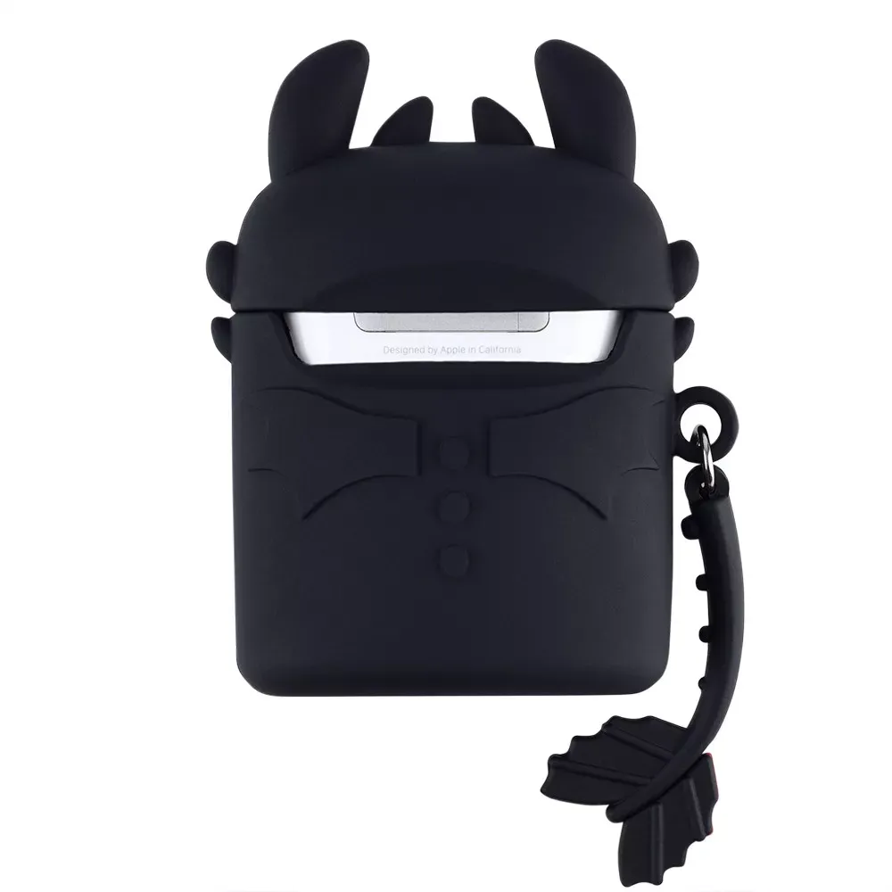 Airpods Case Emoji Series — Dragon Black — Различные Apple Airpods, Apple Airpods 2