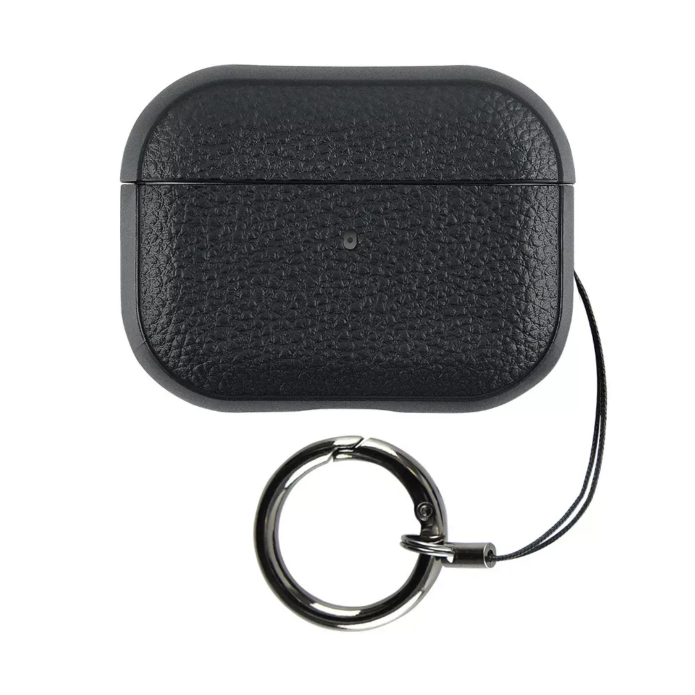 Airpods Pro 2 Case Leather Ring  — Black — Различные Apple Airpods Pro 2