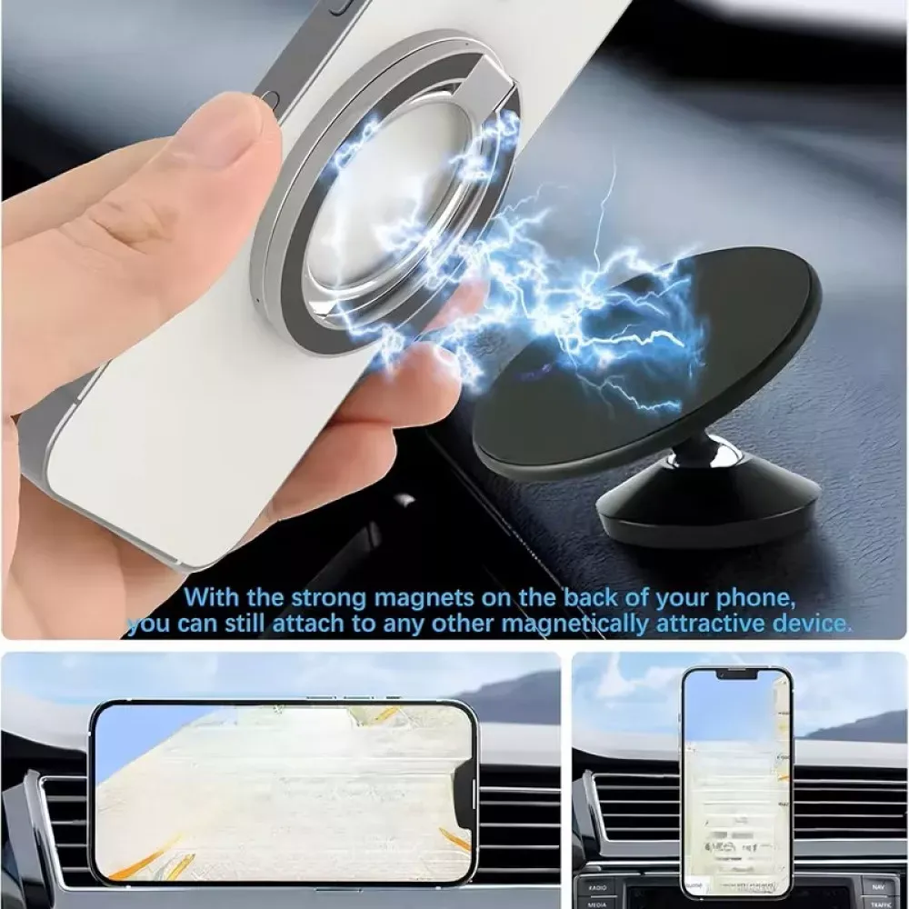 Підставка для телефону Ring With Magsafe ; Handcuff — Black - фото 8