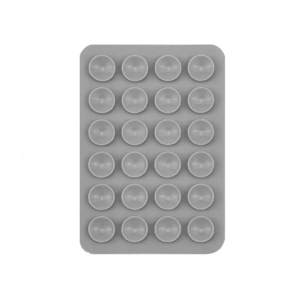 Тримач-присоска для телефону Double Side Silicone — Grey 6.5*10 — Различные