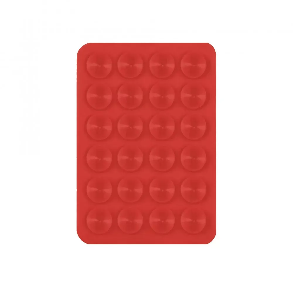 Тримач-присоска для телефону Double Side Silicone — Red 5*8 — Различные