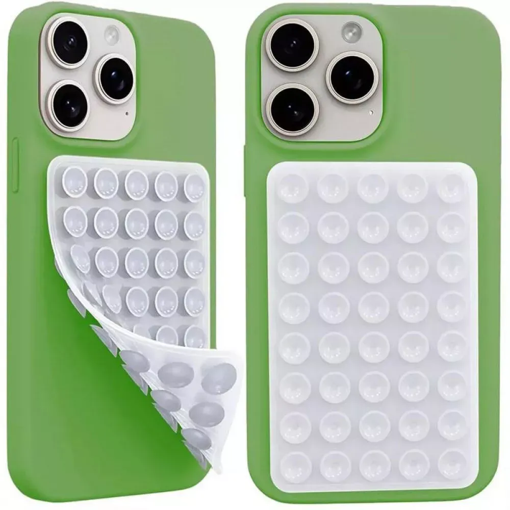 Тримач-присоска для телефону Double Side Silicone — White 5*8 — Различные