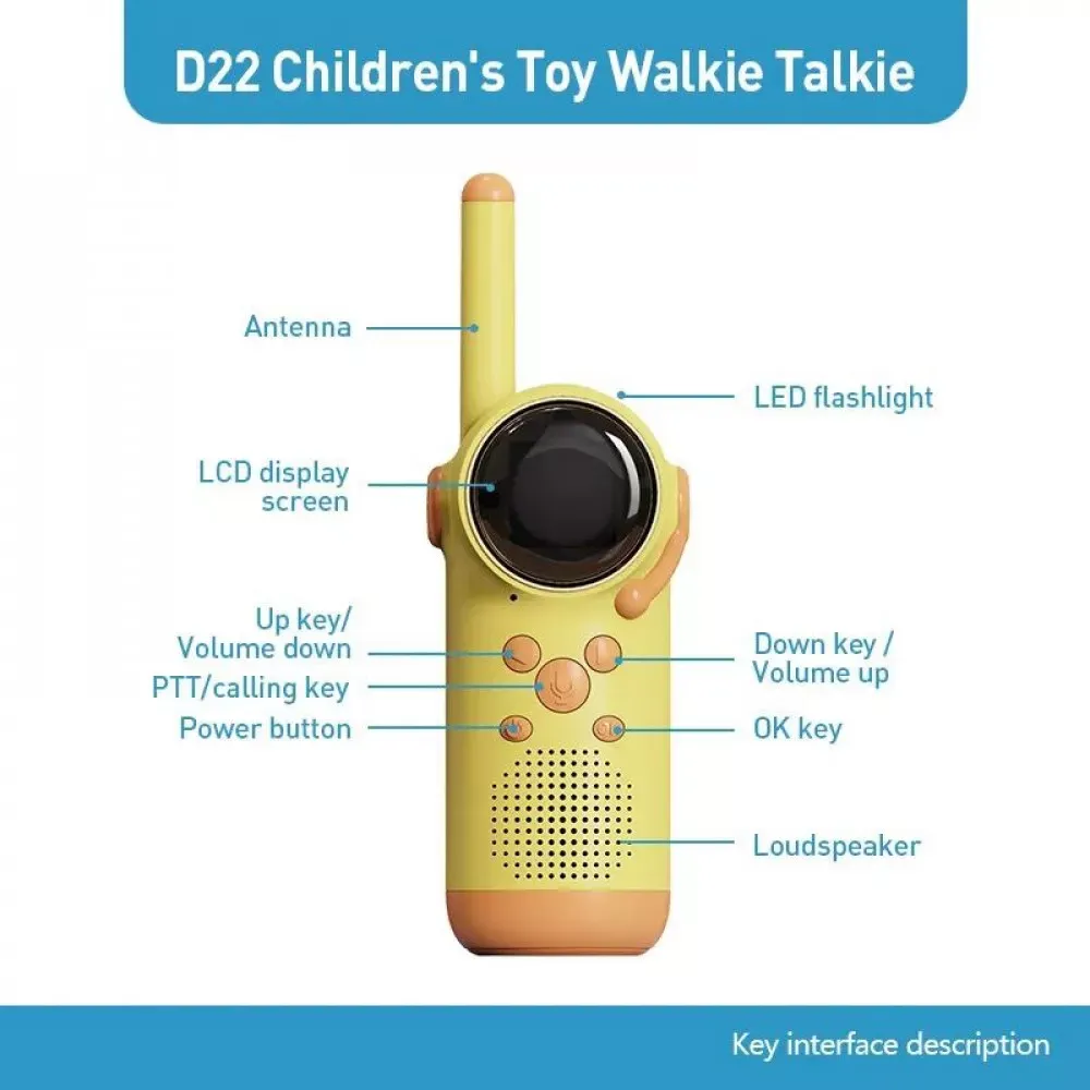 Детская рация Kids Walkie talkie Rocket D22 - фото 8
