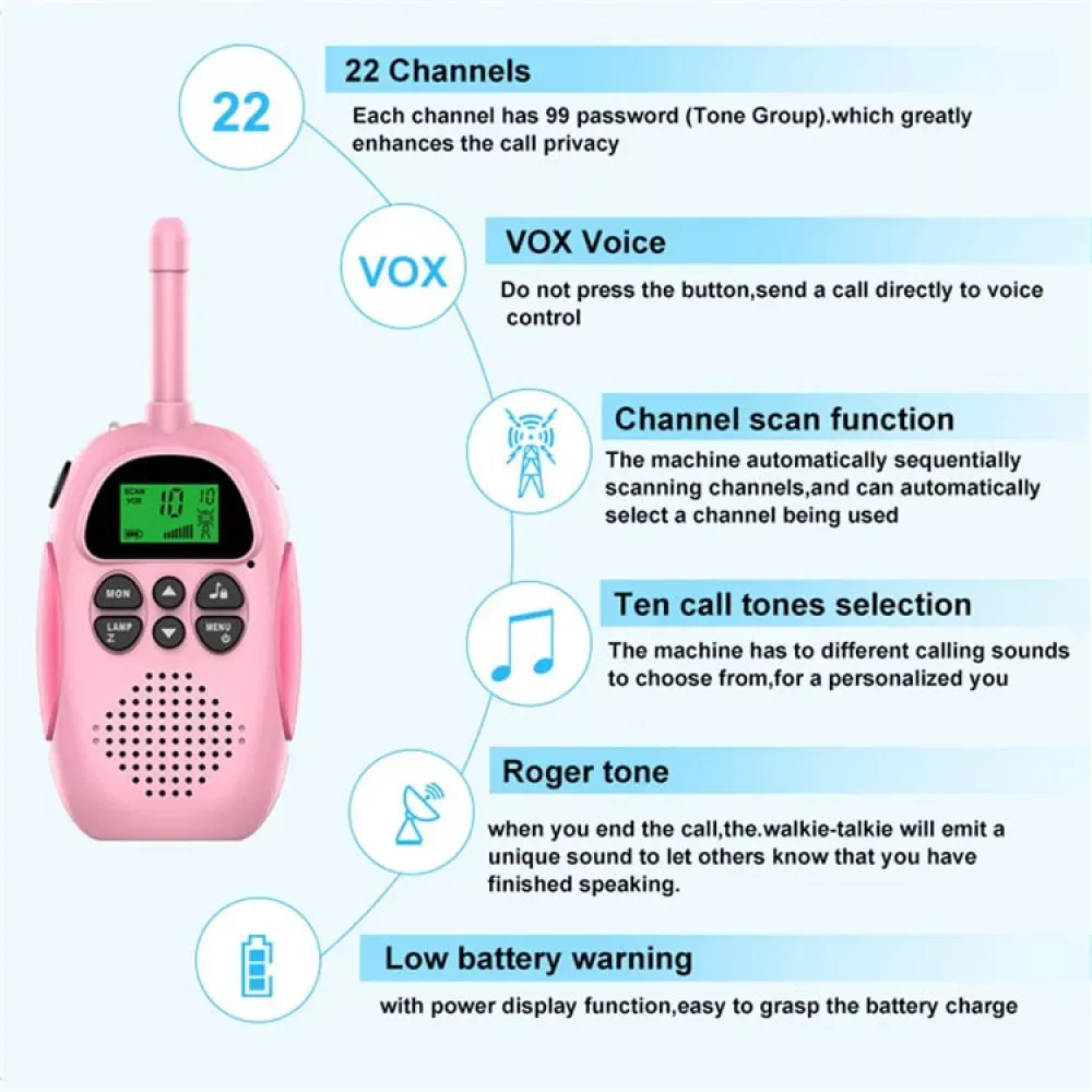 Детская рация Kids Walkie talkie X23 — фото 6