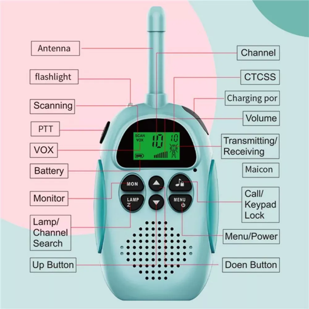 Детская рация Kids Walkie talkie X23 — фото 8