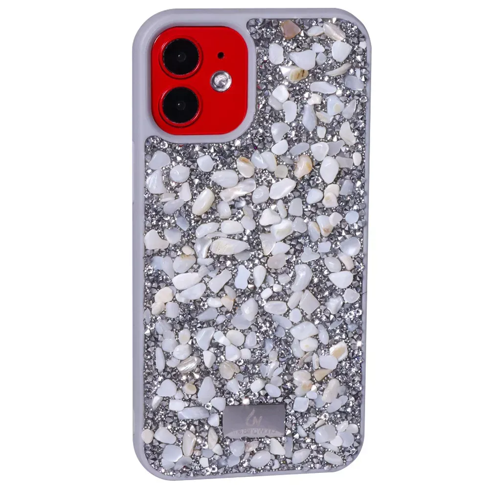 Bling World Stone Diamond TPU Case iPhone 12 Mini 5.4" — Silver — Различные Apple iPhone 12 Mini 5.4"