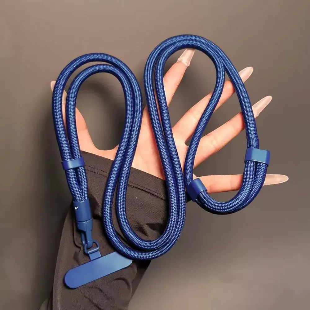 Шнурок на шею «Fat» — Blue - фото 6