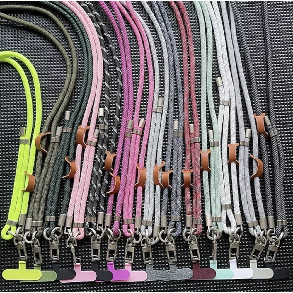 Шнурок на шею «Stripe Cord» — Pink — Различные