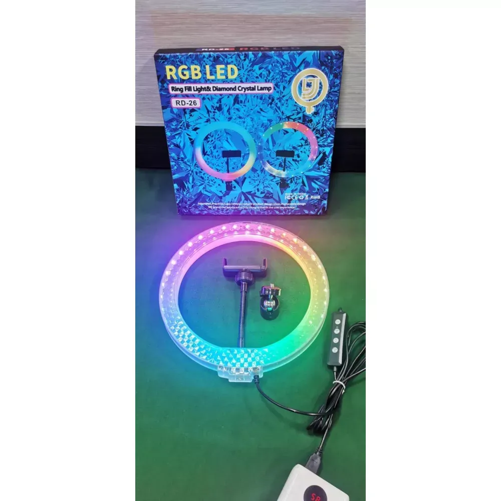 Лампа Кольцевая RGB LED RD-30 — фото 4