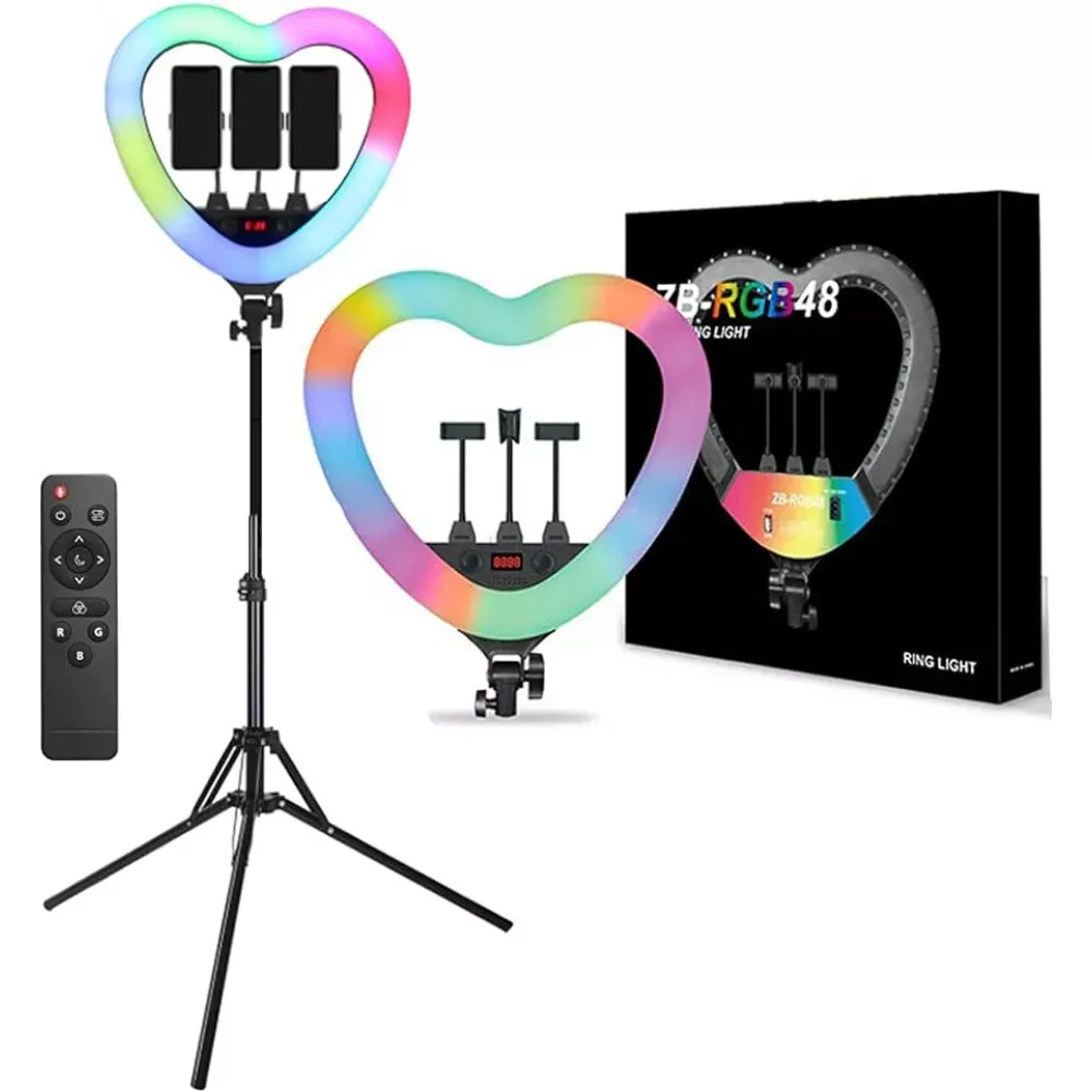 Heart Shaped Light RGB LED 48 cm 19 268 Lights 68 RGB ZB-48 — фото 3