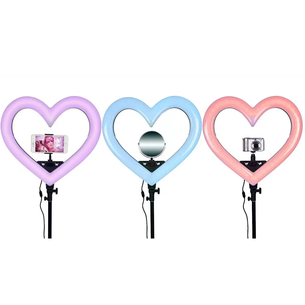 Heart Shaped Light RGB LED 48 cm 19 268 Lights 68 RGB ZB-48 — фото 4