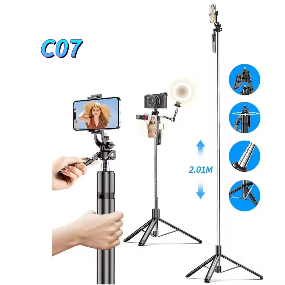 Monopod Large Tripod C07 stainless steels 2.01M — фото 5