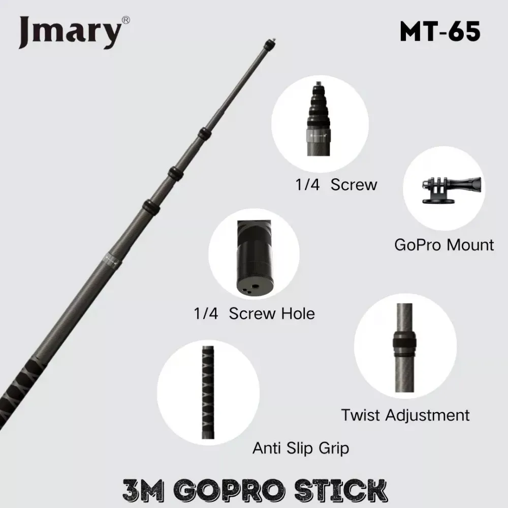 Monopod Selfie Stick 3м Jmary MT-65 — фото 5